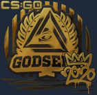 Sticker | GODSENT (Gold) | 2020 RMR image