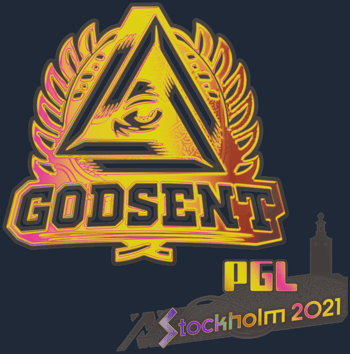 Sticker | GODSENT (holográfica) | Estocolmo 2021