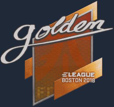 Sticker | Golden | Boston 2018