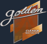 Sticker | Golden | Boston 2018