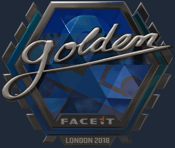 Sticker | Golden (Foil) | London 2018