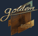Sticker | Golden (Gold) | Boston 2018 Sticker | Golden (Gold) | Boston 2018 image