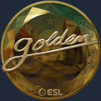 Sticker | Golden (Gold) | Katowice 2019