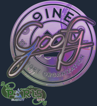 Sticker | Goofy (holográfica) | París 2023