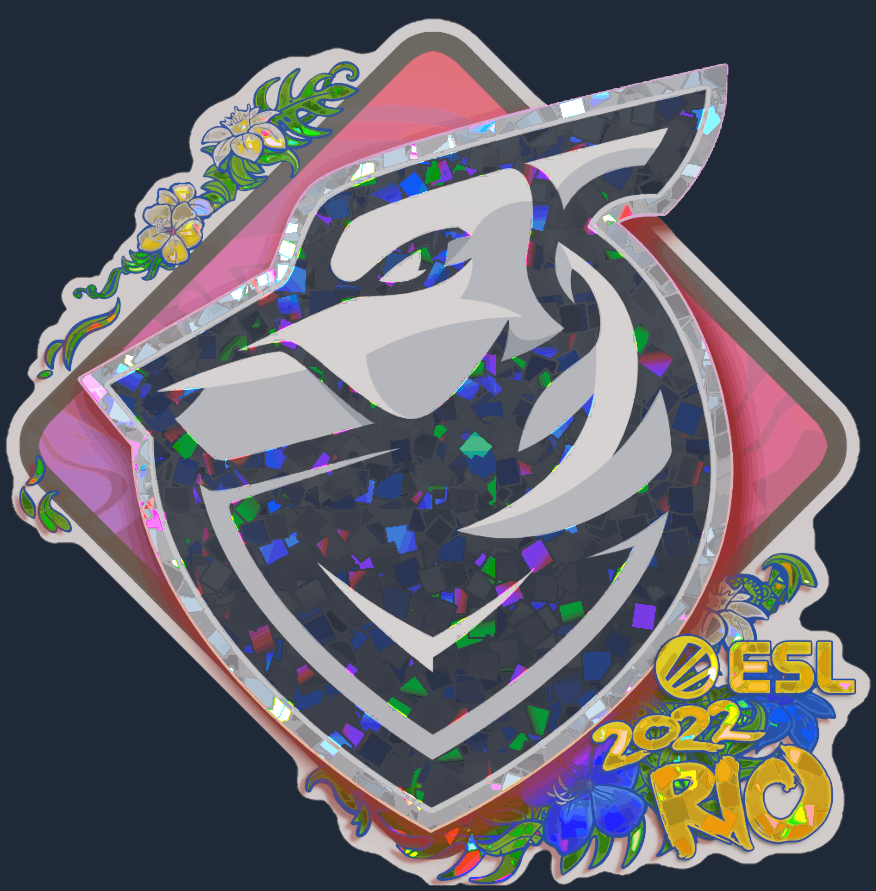 Sticker | Grayhound Gaming (Glitter) | Rio 2022