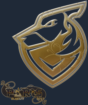 Sticker | Grayhound Gaming (dorada) | París 2023