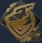Sticker | Grayhound Gaming (Gold) | Rio 2022