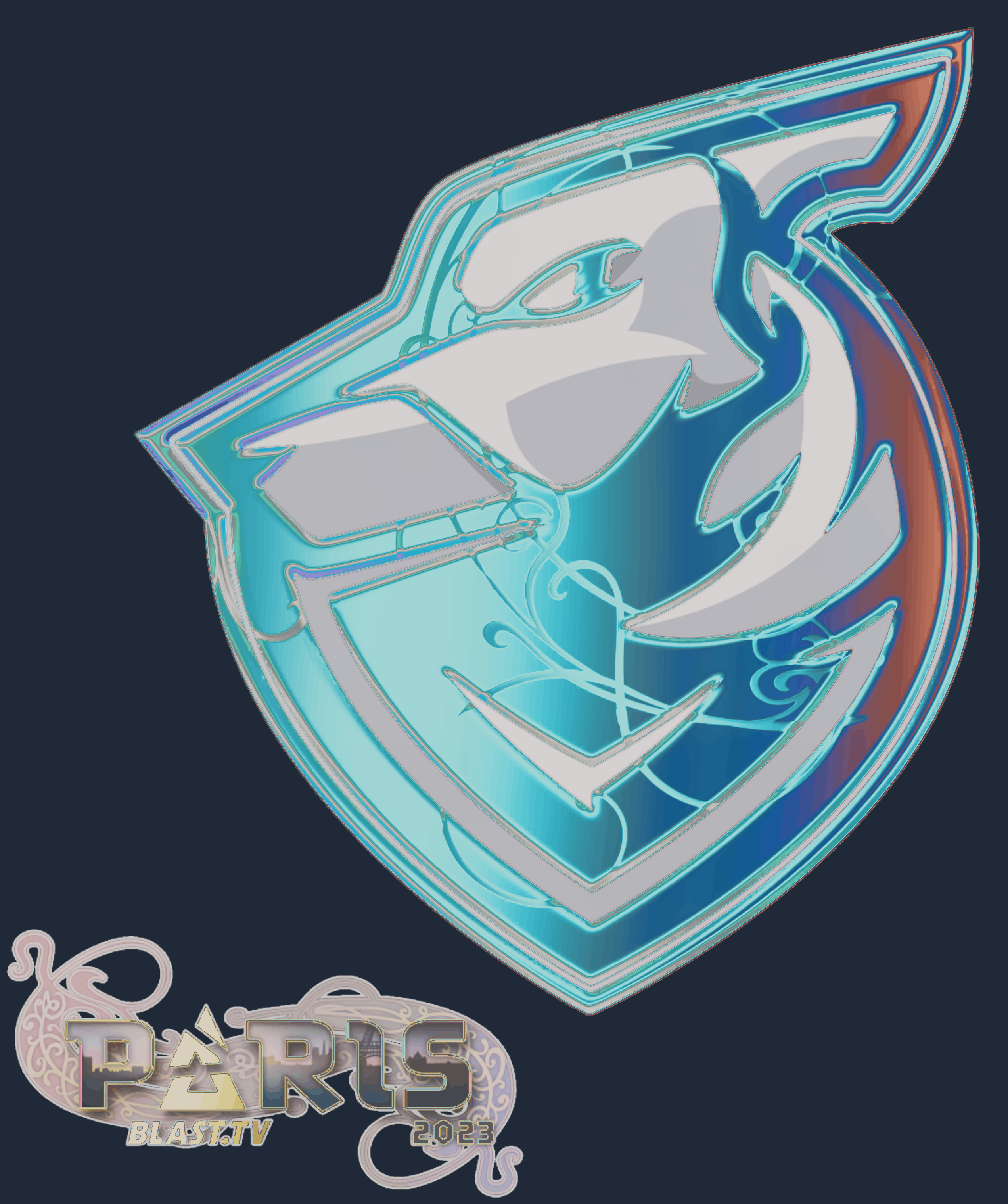 Sticker | Grayhound Gaming (Holo) | Paris 2023