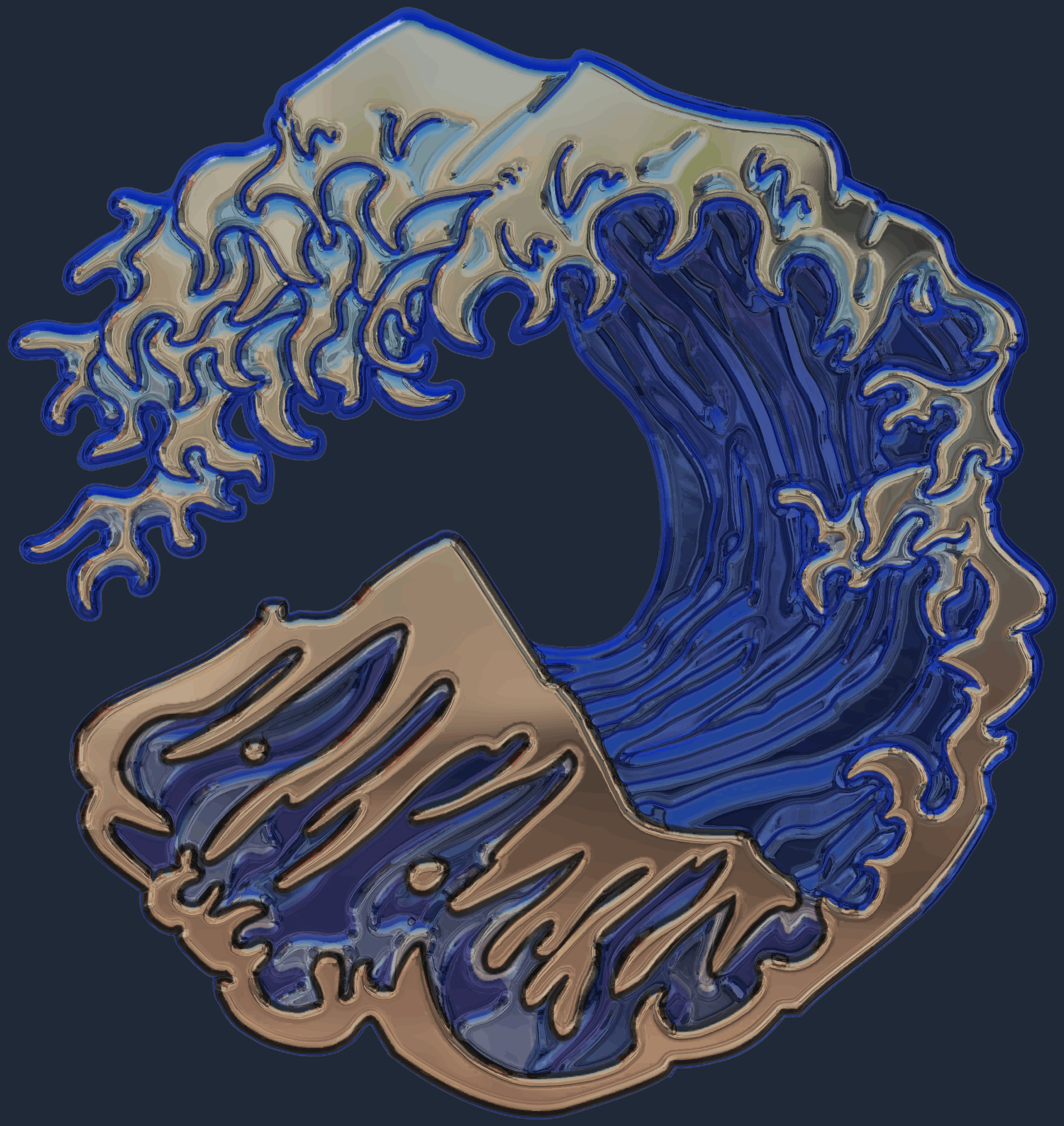 Sticker | Great Wave (Foil)