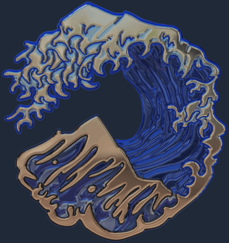 Sticker | Gran ola (reflectante)