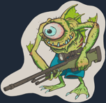 Sticker | Green Cyclawps