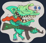 Sticker | Green Shark Shooter