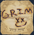 Sticker | Grim | Austin 2025