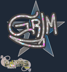 Sticker | Grim (Glitter) | Paris 2023