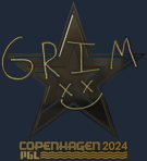 Sticker | Grim (Gold) | Copenhagen 2024