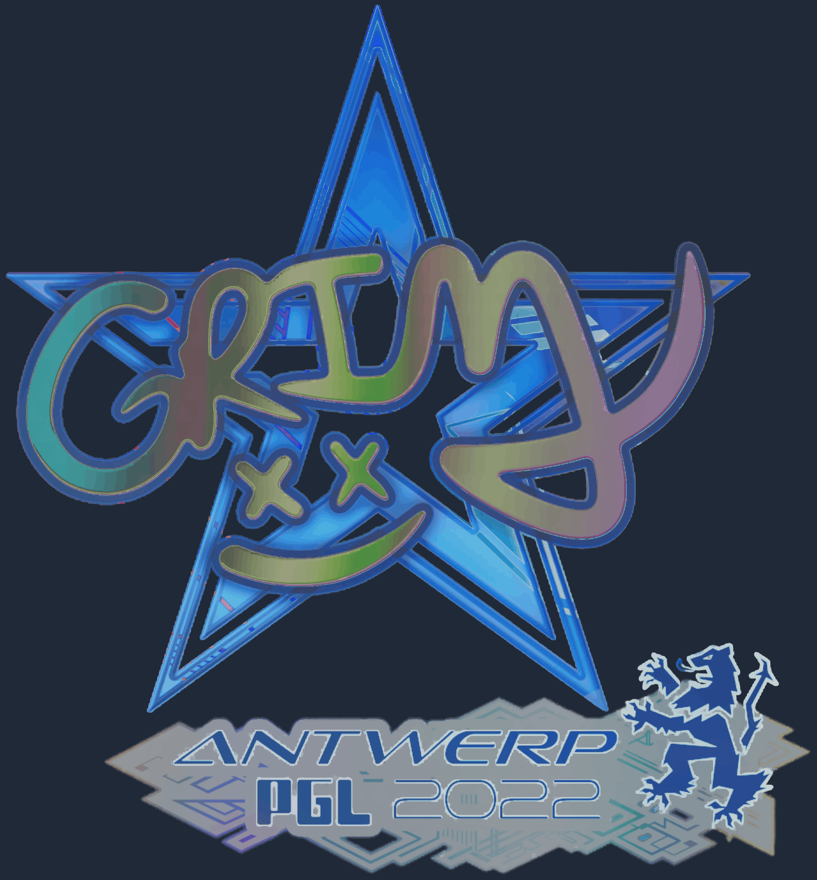 Sticker | Grim (Holo) | Antwerp 2022