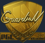 Sticker | GuardiaN (Gold) | Krakow 2017