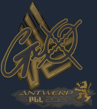 Sticker | gxx- (dorada) | Amberes 2022