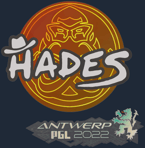 Sticker | hades | Antwerp 2022