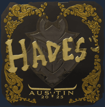 Sticker | hades (Gold) | Austin 2025