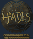 Sticker | hades (Gold) | Copenhagen 2024