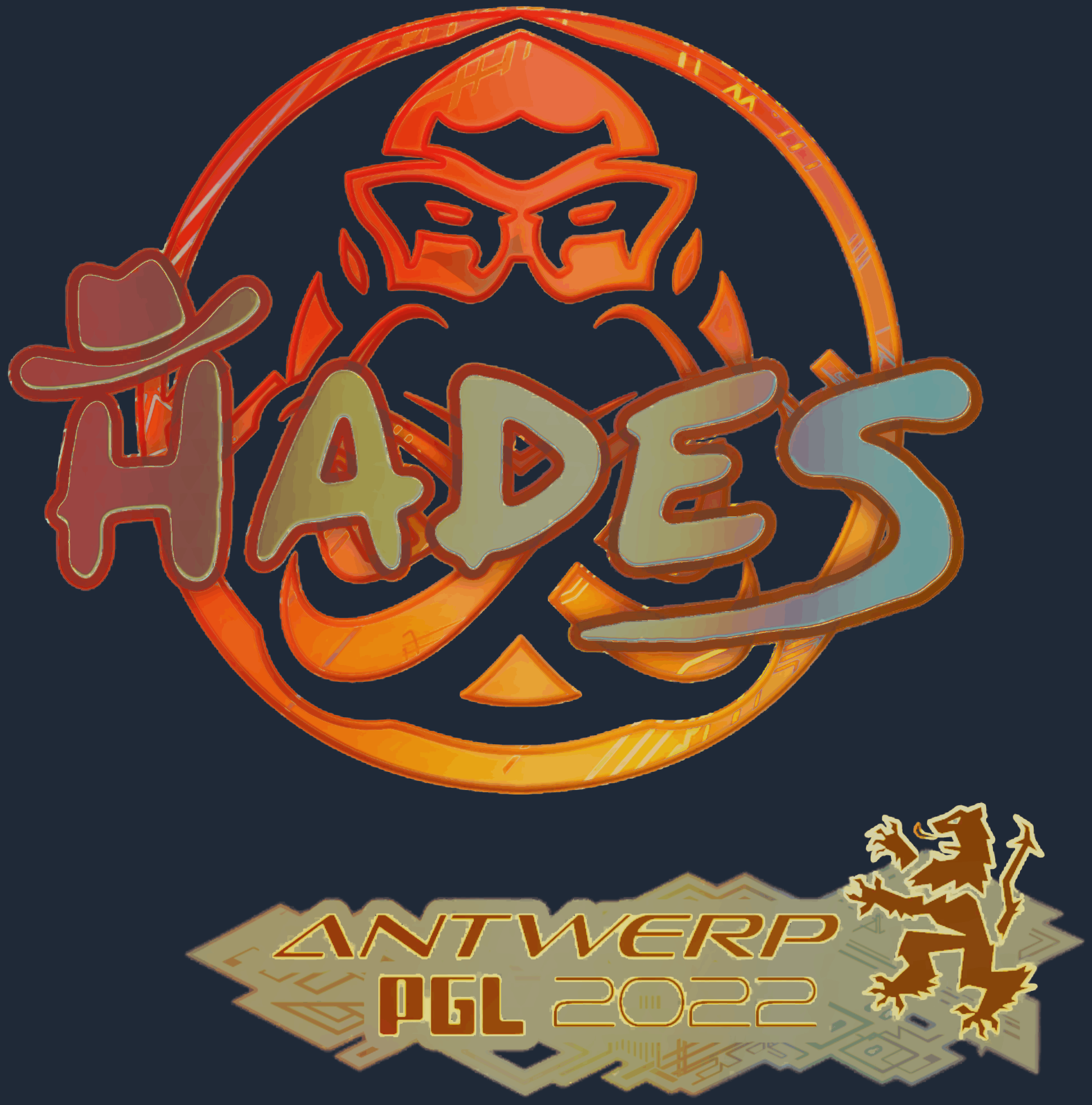 Sticker | hades (Holo) | Antwerp 2022