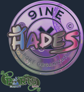 Sticker | hades (holográfica) | París 2023