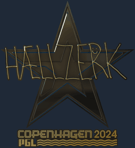 Sticker | hallzerk (Gold) | Copenhagen 2024