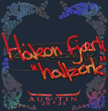 Sticker | hallzerk (holográfica) | Austin 2025
