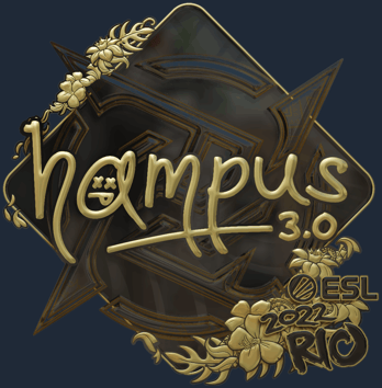Sticker | hampus (dorada) | Río 2022