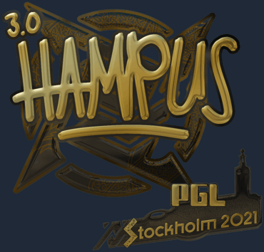 Sticker | hampus (dorada) | Estocolmo 2021