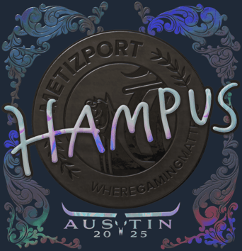 Sticker | hampus (holográfica) | Austin 2025
