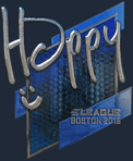 Sticker | Happy (Foil) | Boston 2018