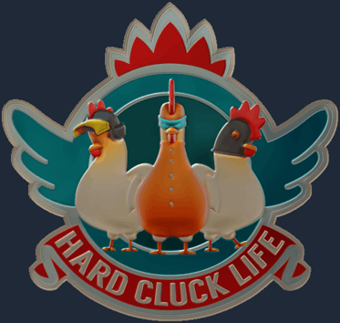 Sticker | Hard Cluck Life (Foil)