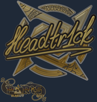 Sticker | headtr1ck (dorada) | París 2023