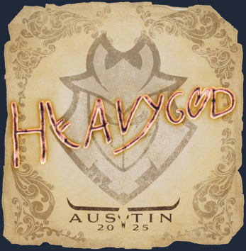 Sticker | Heavygod | Austin 2025