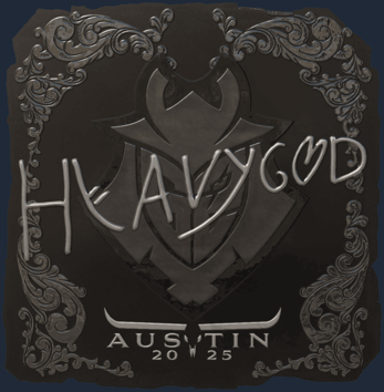 Sticker | Heavygod (reflectante) | Austin 2025