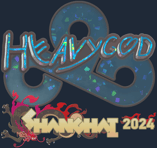 Sticker | Heavygod (Glitter) | Shanghai 2024