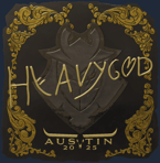 Sticker | Heavygod (Gold) | Austin 2025