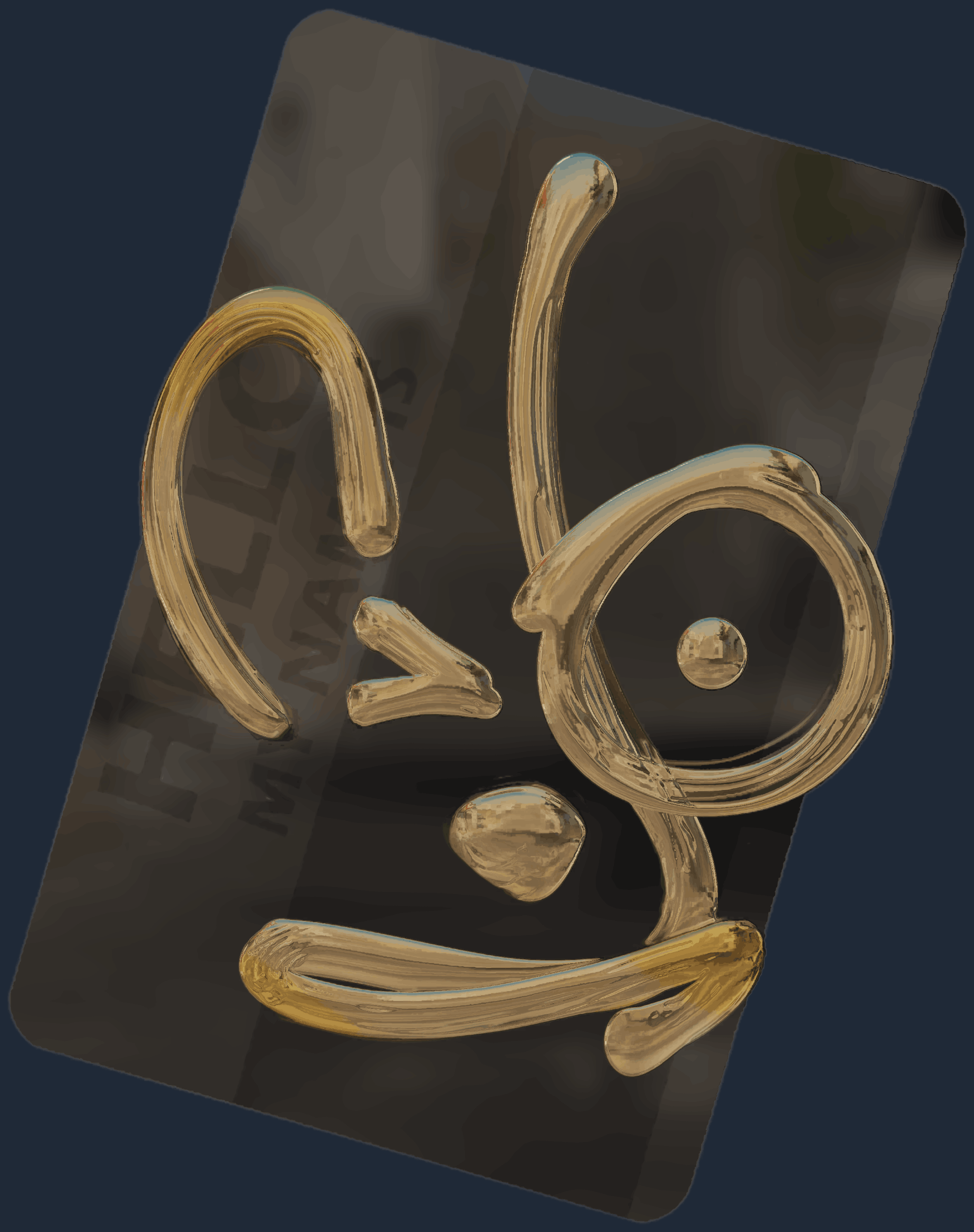 Sticker | Hello AUG (Gold)