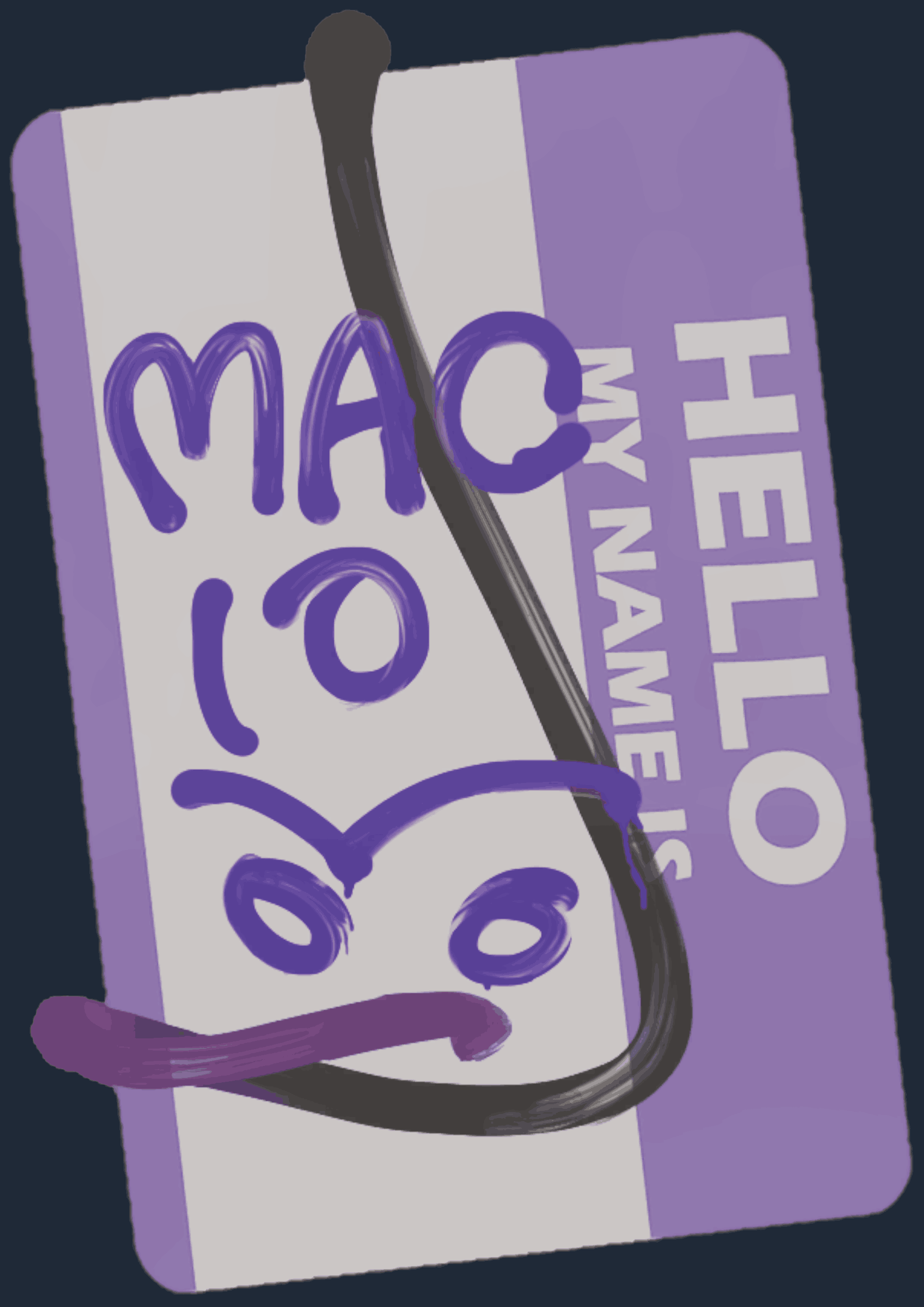 Sticker | Hello MAC-10