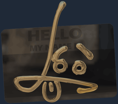 Sticker | Hola, SG 553 (dorada)