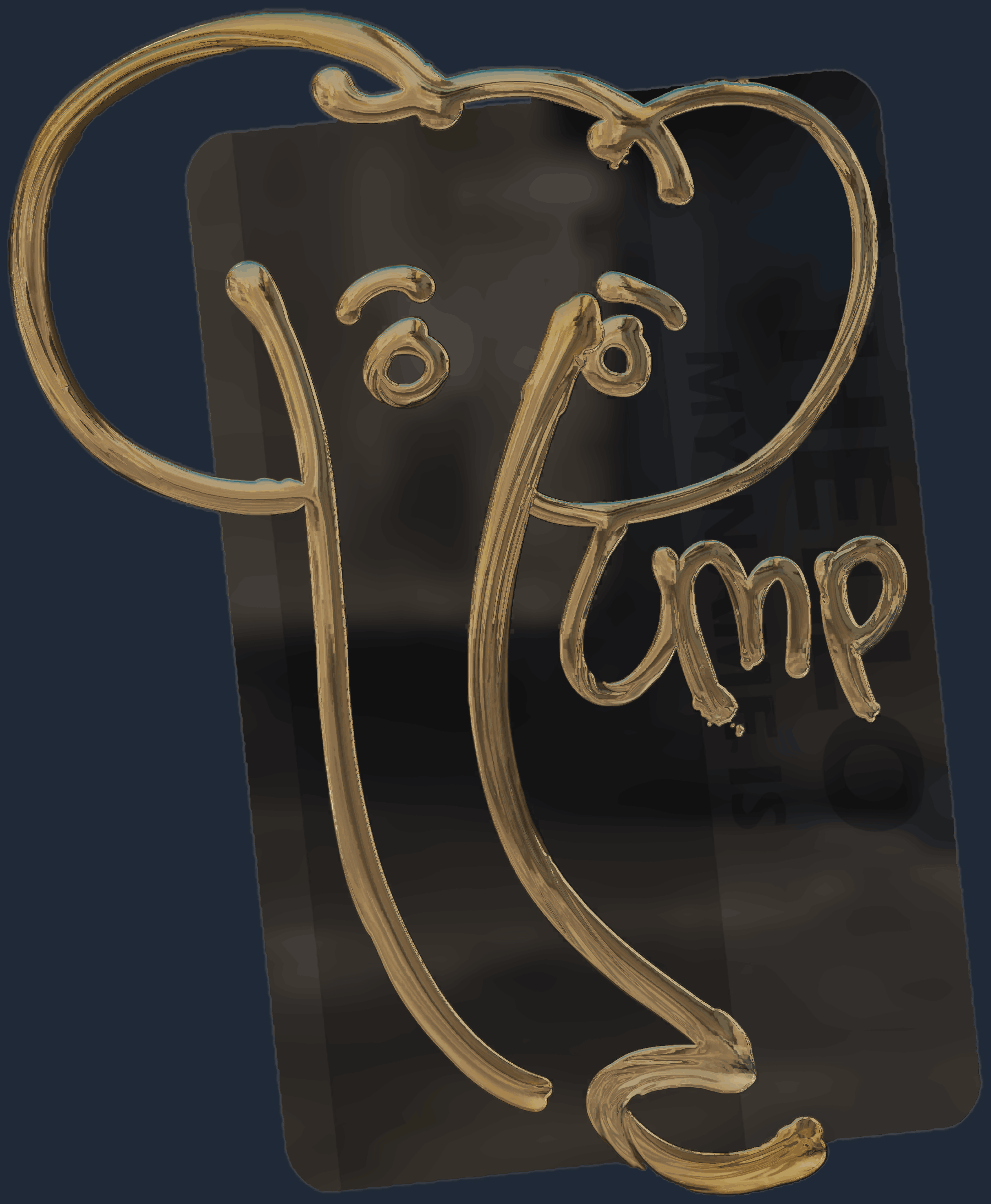 Sticker | Hello UMP-45 (Gold)