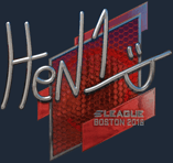 Sticker | HEN1 (Foil) | Boston 2018