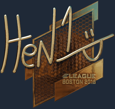 Sticker | HEN1 (dorada) | Boston 2018