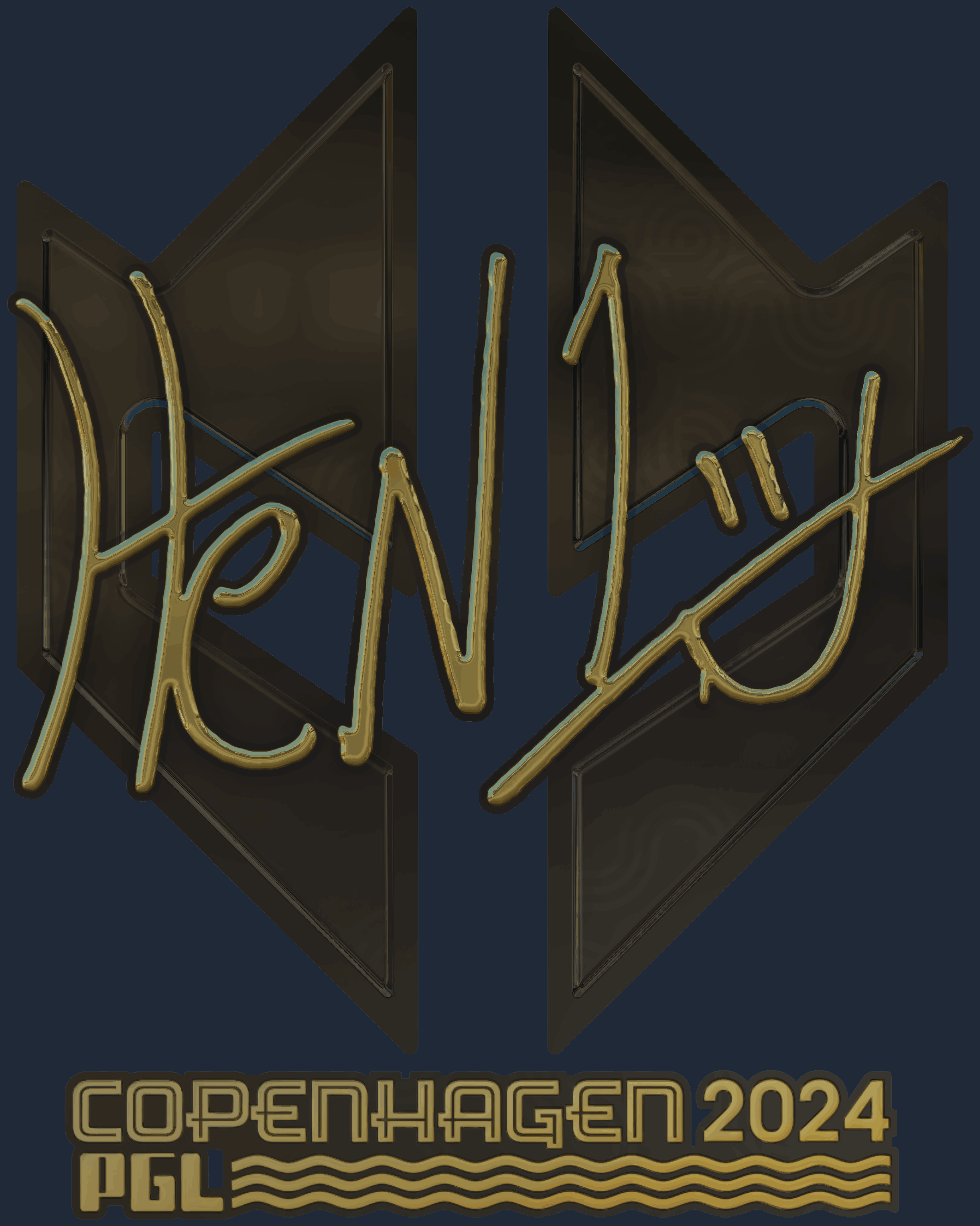 Sticker | HEN1 (Gold) | Copenhagen 2024