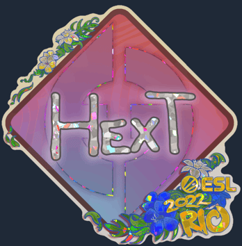 Sticker | HexT (purpurina) | Río 2022