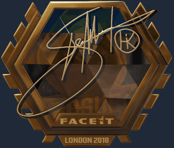 Sticker | Hiko (Gold) | London 2018