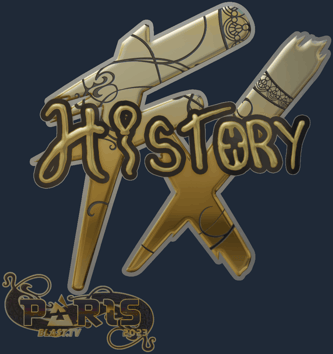 Sticker | History (Gold) | Paris 2023