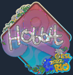 Sticker | Hobbit (Glitter) | Rio 2022
